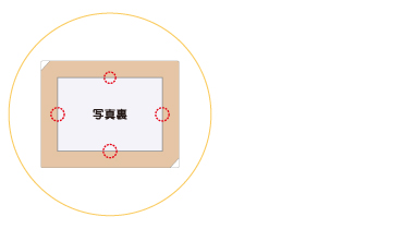額縁シールの貼り方