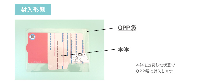 マスクケースの封入形態